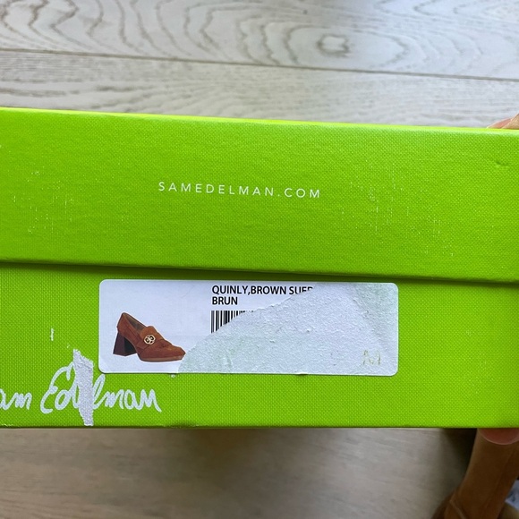 Sam Edelman Tan Loafers with Gold Accent - Picture 14 of 15